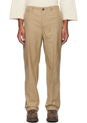 visvim Beige Field Chino Trousers