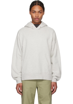 visvim Gray Ultimate Jumbo SB Hoodie
