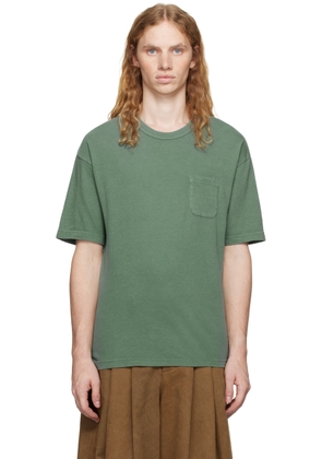 visvim Green Jumbo DMGD T-shirt
