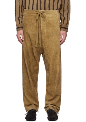 UMA WANG Beige Perch Pants