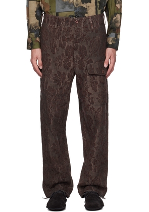 UMA WANG Burgundy Paxton Pants