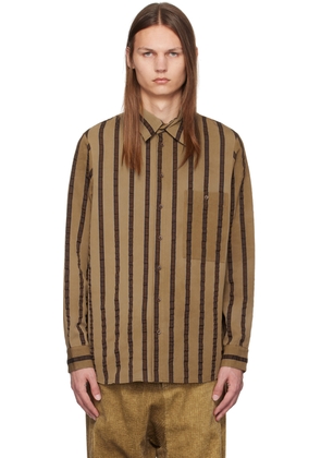 UMA WANG Beige Tab Shirt
