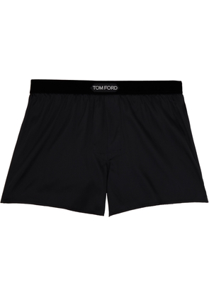 TOM FORD Black Silk Boxers