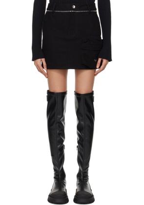 Moncler Genius Moncler x Willow Smith Black Canvas Miniskirt