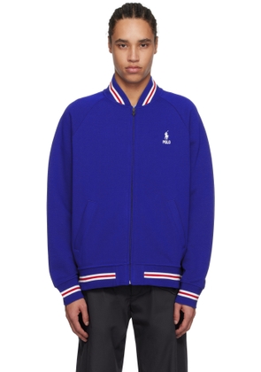 Polo Ralph Lauren Blue Zip Bomber Jacket