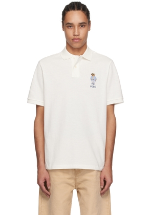 Polo Ralph Lauren White Artisan Short Sleeve Polo