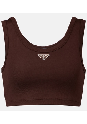 Prada Cotton crop top