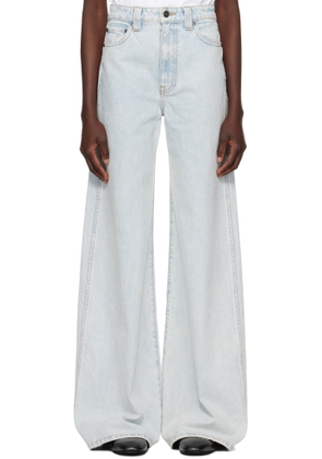 KHAITE Blue Dane Stretch Jeans