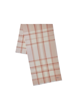 Mulberry Women's Mega Check Scarf - Cashmere Taupe-Eggsh