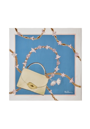 Mulberry Women's Lana Bag & Chains Square - Brighton Blue-Blosso