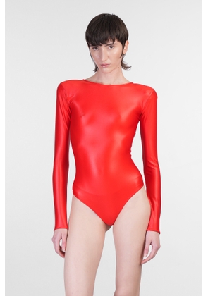 Fiorucci Body In Red Polyamide