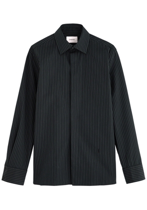 Saint Laurent Stripe Cotton Shirt - Black - 38 (C15 / S)