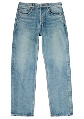 Saint Laurent Distressed Straight-leg Jeans - Blue - 30 (W30 / S)