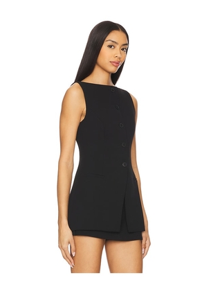 EAVES Lyla Vest Top in Black. Size S. Also in L, M, XL, XS, XXS.