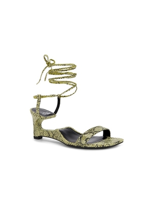 Jeffrey Campbell Reversed Sandal in Green. Size 10. Also in 6, 6.5, 7, 7.5, 8, 8.5, 9, 9.5.