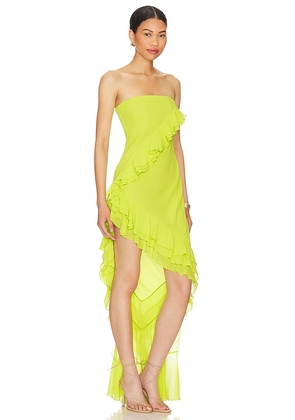 NBD Nehna Mini Dress in Green. Size M. Also in L, S, XS.