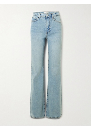 FRAME - The Arrow High-rise Flared Jeans - Blue - 23,24,25,26,27,28,29,30,31,32