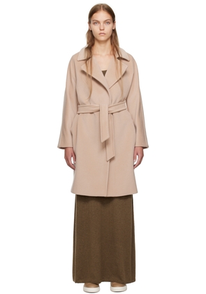 Max Mara Pink Wrap Coat