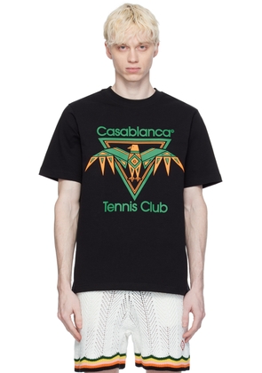 Casablanca SSENSE Exclusive Black Playful Eagle T-Shirt