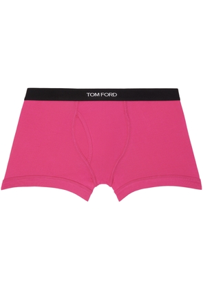 TOM FORD Pink Cotton Boxer Briefs