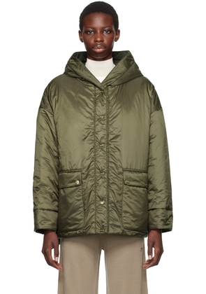 Max Mara Green The Cube Water-Repellent Reversible Jacket