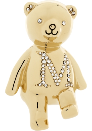 Max Mara Gold Shiny Bear Brooch