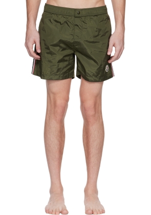 Moncler Khaki Archivio Urban Swim Shorts