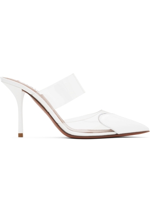 ALAÏA White Le Coeur Mules