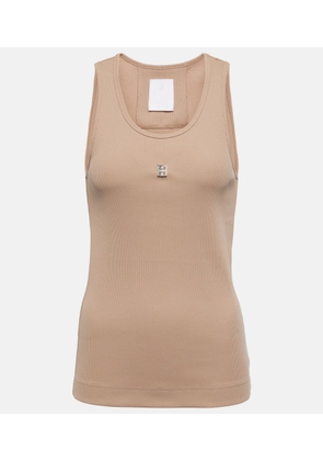 Givenchy 4G ribbed-knit cotton tank top