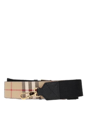 Burberry Vintage Check Leather Bag Strap