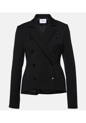 Alaia Double-breasted wool-blend blazer