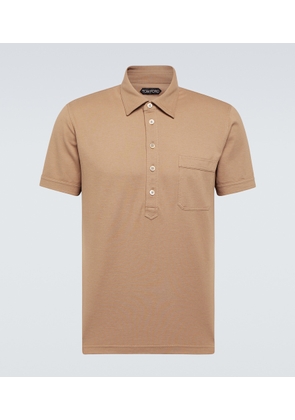 Tom Ford Cotton and silk polo shirt