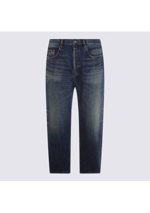 Saint Laurent Blue Cotton Denim Jeans