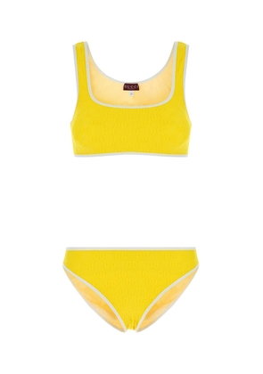 Gucci Yellow Stretch Nylon Bikini