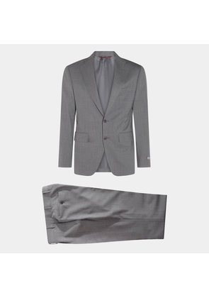 Canali Grey Wool Suits