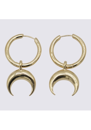 Marine Serre Gold Earrings