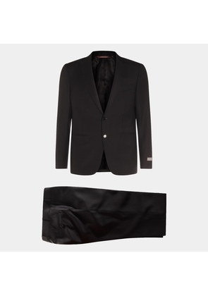 Canali Black Wool Suits