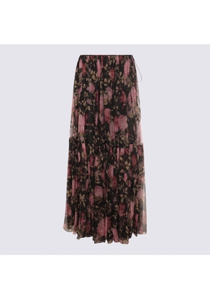 Chloé Multicolor Linen Skirt
