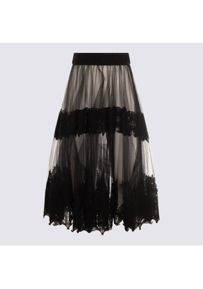 Elisabetta Franchi Black Skirt