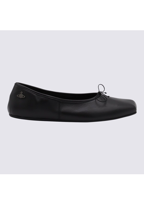 Vivienne Westwood Black Leather Flats