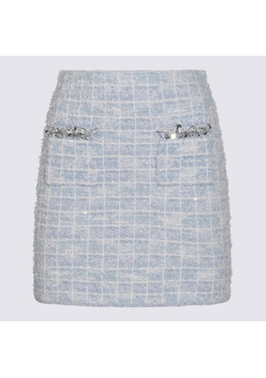 self-portrait Light Blue Mini Skirt