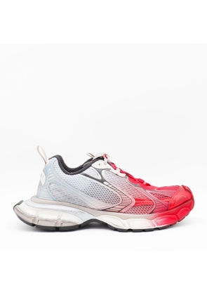Balenciaga White Grey Red 3xl Toe Spray Sneakers