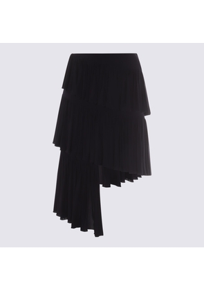 Alaia Black Viscose Skirt