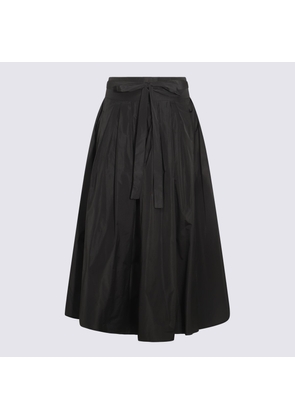 'S Max Mara Black Midi Skirt