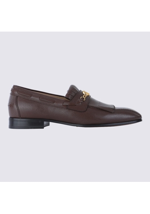 Valentino Garavani Brown Leather Loafers