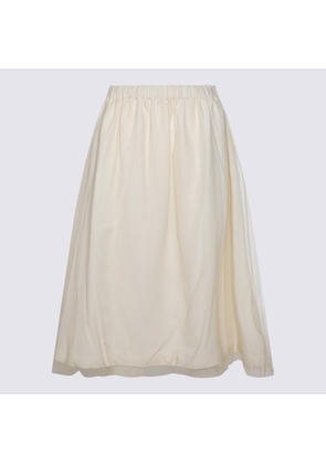 Fabiana Filippi White Viscose Skirt