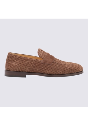Brunello Cucinelli Brown Leather Loafers