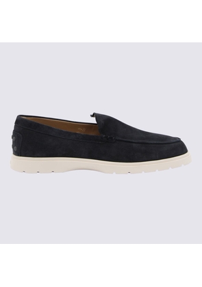 Tod's Navy Leather Loafers