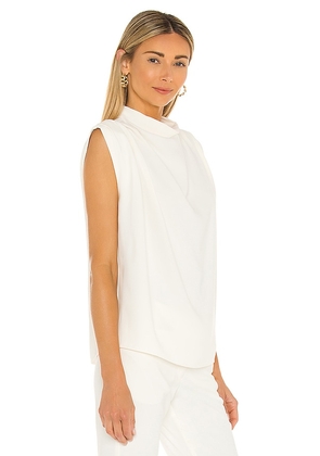 Amanda Uprichard Sleeveless Fabienne Top in Ivory. Size M. Also in L, S, XL, XS.