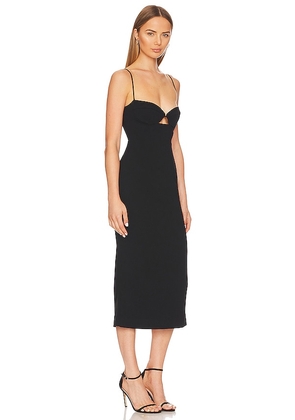 Bardot Vienna Midi Dress in Black. Size 10. Also in 12.